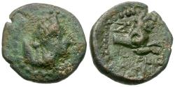 Ancient Coins - Pisidia. Kremna Æ15 / Lion
