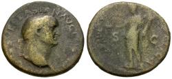 Ancient Coins - Vespasian (AD 69-79) Æ As / Fides