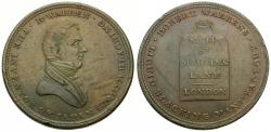 World Coins - England. Middlesex. London. Robert Warren Æ31