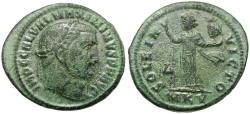 Ancient Coins - Maximinus II Daia (AD 310-313) Æ Follis / Sol