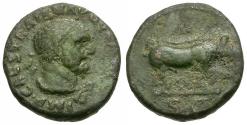 Ancient Coins - Trajan (AD 98-117) Æ Quadrans / Boar