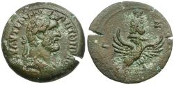 Ancient Coins - Antoninus Pius (AD 138-161). Egypt. Alexandria Æ Drachm / Serapis & Eagle
