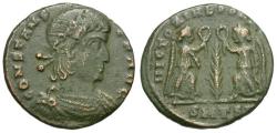 Ancient Coins - Constans (AD 337-350) Æ4 / Two Victories