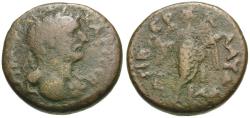 Ancient Coins - Hadrian (AD 117-138). Judaea. Tiberias (Galilee) Æ18 / Nike