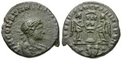 Ancient Coins - Constantine II, as Caesar (AD 316-337) Æ3 / Captives