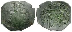 Ancient Coins - *Sear 2309* Byzantine Empire. Michael VIII Palaeologus (AD 1261-1282) Æ Trachy