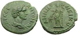 Ancient Coins - Antoninus Pius (AD 138-161). Bithynia. Nicomedia Æ18 / Demeter