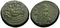 Ancient Coins - Macedon. Amphipolis &#198;22 / Medusa / Athena