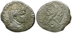 Ancient Coins - Caracalla (AD 198-217). Cyrrhestica. Beroea BI Tetradrachm / Bird