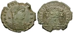 Ancient Coins - Decentius, Caesar (AD 350-353) Æ3 / Two Victories