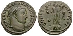 Ancient Coins - Maximinus II Daia (AD 310-313) Æ Follis / Genius