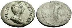 Ancient Coins - Julia Domna (AD 193-217). Imitative AR Denarius / Juno