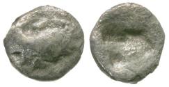 Ancient Coins - Ionia. Klazomenai AR Hemiobol / Winged Boar