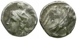 Ancient Coins - Calabria. Taras AR Drachm / Owl