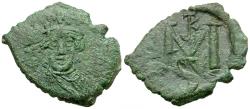 Ancient Coins - *Sear 1104* Byzantine Empire. Constans II (AD 641-668) Æ Follis