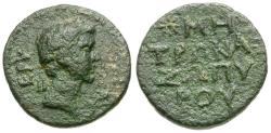 Ancient Coins - Augustus (27 BC-AD14). Ionia. Erythrai. Metronax, son of Zopyros, magistrate Æ16