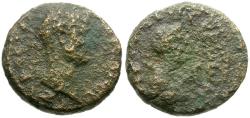 Ancient Coins - Hadrian (AD 117-138). Decapolis Gerasa Æ15 / Tyche