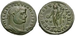 Ancient Coins - Diocletian (AD 284-305) Æ Follis / Genius