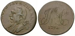 World Coins - Great Britain. Middlesex. Whitfield's. Long Live The King Æ Conder Token