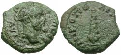 Ancient Coins - Septimius Severus (AD 193-211). Moesia Inferior. Nicopolis ad Istrum Æ16 / Club
