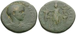 Ancient Coins - Diadumenian, Caesar (AD 217-218). Phoenicia. Tyre Æ25 / Astarte