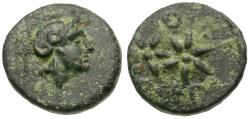 Ancient Coins - Mysia. Pergamon. Civic Issue Æ11 / Two Stars