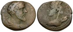 Ancient Coins - Septimius Severus (AD 193-211). Coele-Syria. Heliopolis Æ24 / Tyche