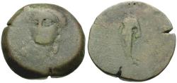 Ancient Coins - Seleukid Kings. Antiochos III the Great (222-187 BC) Æ22 / Apollo