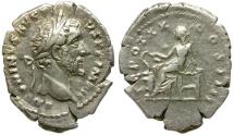 Ancient Coins - Antoninus Pius (AD 138-161) AR Denarius / Salus