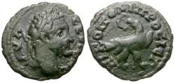 Ancient Coins - Septimius Severus (AD 193-211). Moesia Inferior. Nicopolis ad Istrum Æ16 / Eagle