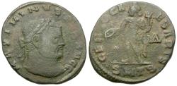 Ancient Coins - Maximinus II Daia, as Filius Augustorum (AD 308-310) Æ Follis / Genius