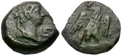 Ancient Coins - Claudius (AD 41-54). Egypt. Alexandria Æ Dichalkon / Eagle