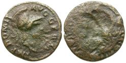 Ancient Coins - Domitian (AD 81-96) &#198; Quadrans / Brockage