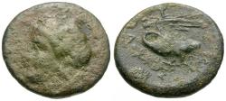 Ancient Coins - Ionia. Leukai Æ17 / Swan