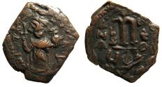 Ancient Coins - Constans II: AE Follis, Constantinople