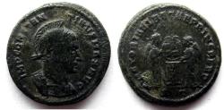 Ancient Coins - Constantine I: AE Folles, Ticinum, Victories with shield