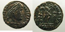 Ancient Coins - Valentinian I: Emperor dragging captive reverse, Siscia