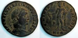 Ancient Coins - Maximinus II: AE Folles, RIC "scarce", Mint of Herculea