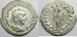 Ancient Coins - Gordian III: AR Antoninianus, Falicitas reverse