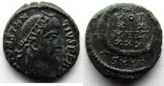Ancient Coins - Constantius II: AE folles, Bust Rosette diadem-scarce VOTA issue