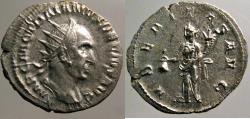 Ancient Coins - Trajan Decius, AR Antoninianus, Uberitas reverse