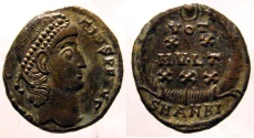 Ancient Coins - Constantius II: AE Follis, Antoich.