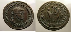 Ancient Coins - Diocletian: Billon Antoninianus, Mint of Antioch, Jupiter and Hercules