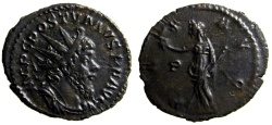 Ancient Coins - Postumus: Billon Antoninianus, Pax reverse