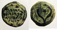 Ancient Coins - John Hyracanus: AE prutah, cornucopia reverse