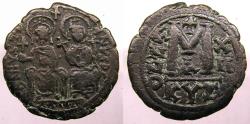 Ancient Coins - Justin II: Follis, Cyzicus