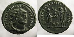 Ancient Coins - Diocletian, AE Heraclea, Concordia reverse