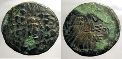 Ancient Coins - Pontic Kingdom, Amisos: Aegis with Gorgon obverse, Nike reverse
