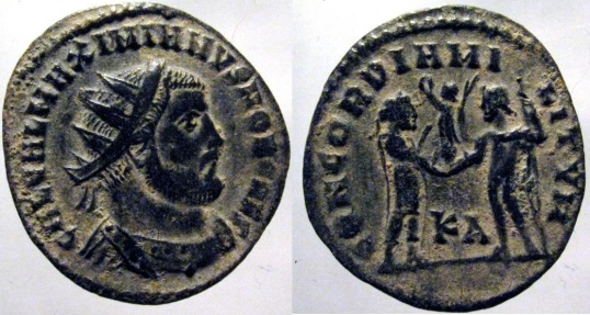 Ancient Coins - Galerius: AE Radiate late fraction, Cyzicus (RIC "scarce")