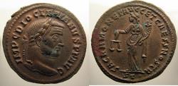 Ancient Coins - Diocletian: Folles, Mint of Ticinum, Moneta reverse
